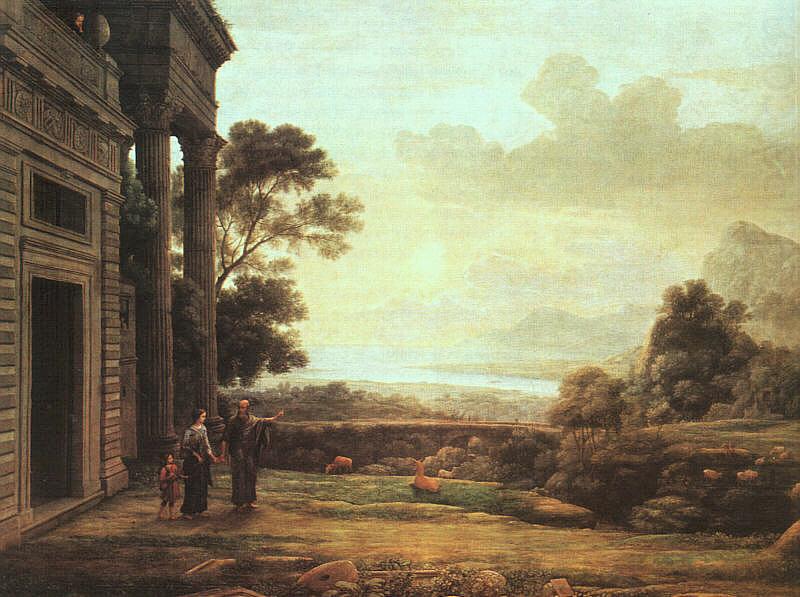 Claude Lorrain The Departure of Hagar and Ishmael china oil painting image